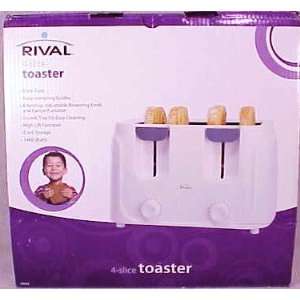  Rival 4 Slice Wide Slot Toaster