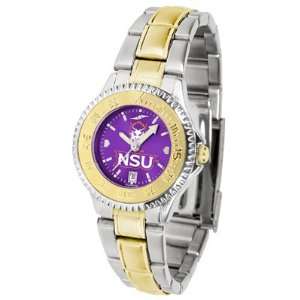 Northwestern State Demons NSU NCAA Womens Two Tone Anochrome Watch