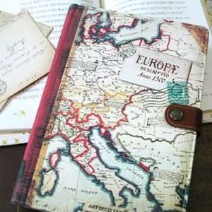  Retro Book Cover   Euro Map: Office Products