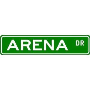  ARENA Street Name Sign ~ Family Lastname Sign ~ Gameroom 