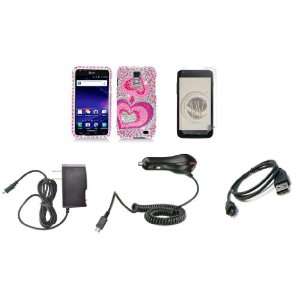   Screen Protector + Wall Charger + Car Charger + Micro USB Data Cable
