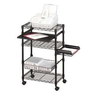  Mobile Wire Cart Black: Office Products