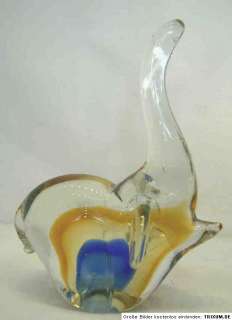 Murano Glas Ring Halter Ringhalter Elefant  