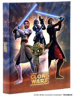 Star Wars Clone Wars Yoda Anakin Obi Wan Trooper A4 Ringordner Ordner 