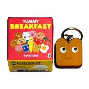  Kidrobot Yummy Breakfast Keychain   Happy Toast Toys 