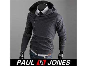 PJ Men’s Stylish Slim Fit Jackets Coats Hoody Size XS~L CL1430