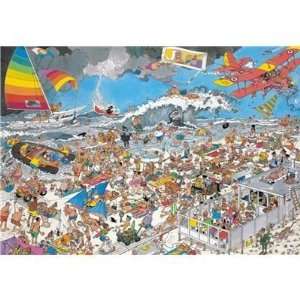    J.V. Haasteren At The Beach Jigsaw Puzzle 1000pc Toys & Games