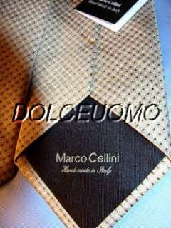 NEW $135 mens MARCO CELLINI HANDMADE ITALY TIE m2  