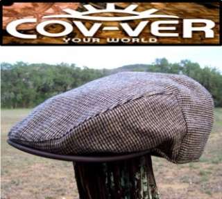 Cov ver Brown IVY Driver Cabbie Cap Newsboy Golf Hat  