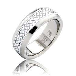 Titanium Ceramic Spinner Band Ring Size 8  