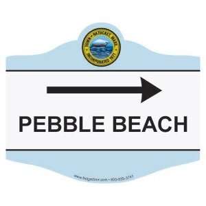  Nantucket Pebble Beach Car Magnet Automotive