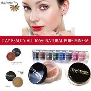 Itay Beauty Mineral Cosmetics Eye Shadow Shimmer 8 Stack Best 4 Brown 