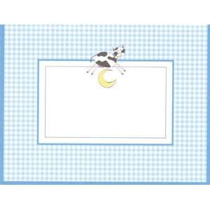   Cow/Moon Folded Note Set of 10 Cards and Envelopes: Office Products