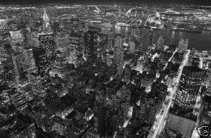 Fototapete Poster NEW YORK skyline Häuser schwarz weiß  