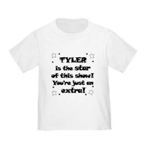  Personalized Tyler is the Star Infant Toddler Shirt Baby