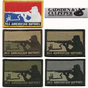    All American Infidel Tactical Patches  2x3 Arts, Crafts & Sewing