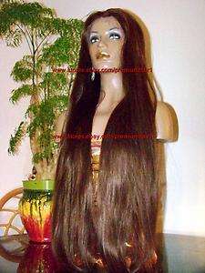   Lace Human Brazililan Hair Remi Remy Wig Silky Straight 32/40  