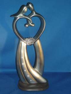 NEW CIRCLE OF LOVE ONE HEART WEDDING COUPLE STATUE 12  