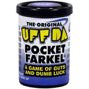    Pocket Farkel Dice Game   Miniature Set  Uffda: Toys & Games