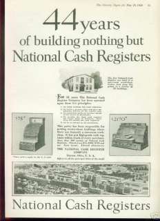 HUGE Lot of 1916 1920s National Cash Register Ads   7  