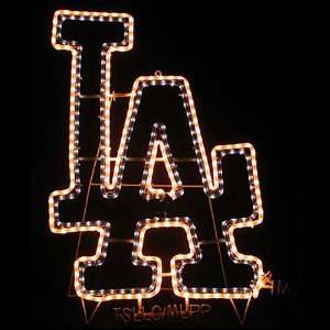   Topperscot Los Angeles Dodgers Sports Yard Lights: Sports & Outdoors