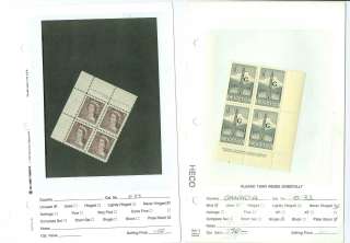 CANADA, Back of Book Stamps & others, MINT Blocks & others in dealer 