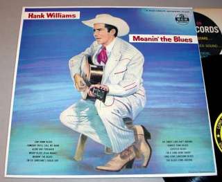 Hank Williams   Moanin the Blues. MGM E3330 monoraul 12 LP record 