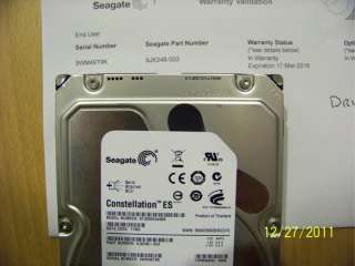 Seagate Constellation ES SAS 6GB/s 2 TB Hard Drive   NEW 