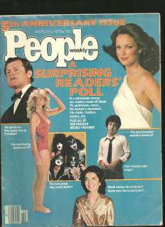 Jaclyn Smith Charlies Angels People Mag 1979 Farrah KISS  