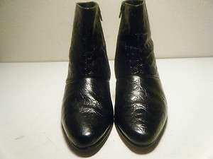Aldo Rossini Royal Collection Ankle Boots Used Size 11 D Black  