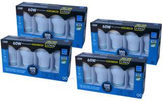 16 Pk 60 Watts Uses Only 15w Compact Fluorescent Bulbs  