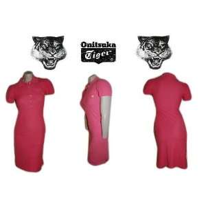 Asics Tiger Woman s Polo Shirt Kleid 0019 Damen Art. 583681 pink 