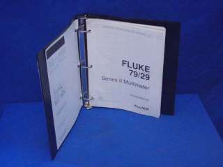 Fluke 79/29 Series II Multimeter SERVICE Manual  