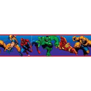 RoomMates Marvel Heroes Peel and Stick Border RMK1153BCS at The Home 