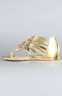 DV by Dolce Vita The Ilana Sandal in Gold Flash Stella  Karmaloop 