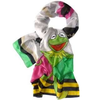 Plomo o Plata Schal Muppets  Kermit  180x35cm  Bekleidung