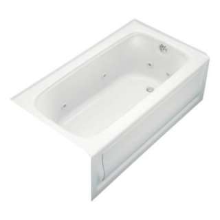 KOHLERBancroft 5 ft. Whirlpool Tub with Heater and Right Hand Drain in 