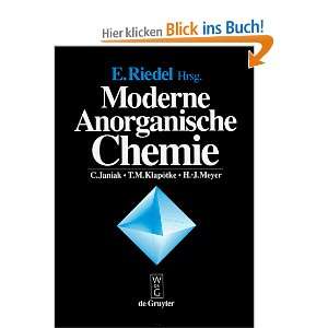 Moderne Anorganische Chemie, m. CD ROM  Erwin Riedel, Ralf 