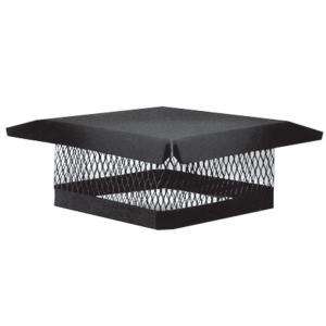   In. Opening Size Fixed Chimney Cap in Black CC1318 