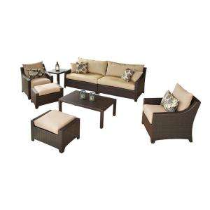 RST Outdoor Delano 7 Piece Patio Seating Set OP PECLB7 DEL K at The 
