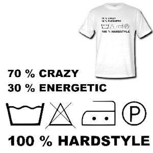 Hardstyle WASCH UND PFLEGE ANLEITUNG Kult T Shirt S XXL  