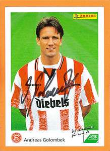 Andreas Golombek, Fortuna Düsseldorf 1996/1997 Orig. AK  