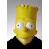 Halloween Party Karneval   Bart Simpson Vinyl Maske: .de 