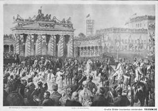 DER SIEGESEINZUG IN BERLIN AM 16.Juni 1871 ORIGINAL1894  