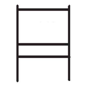 Lynch Sign Co. Real Estate Frames   Black 24 in. x 36 in. A DSF06 at 