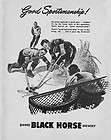 1929 DAWES BLACK HORSE BEER AD PIERRE ET PETER A34 12X9