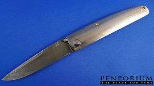 CUSTOM KNIFE LAURENT DOUSSOT HERRING BONE AMBI LOCK  
