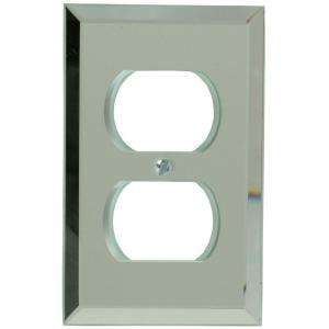 Amerelle 1 Gang Mirror Duplex Wall Plate 66D at The Home Depot 