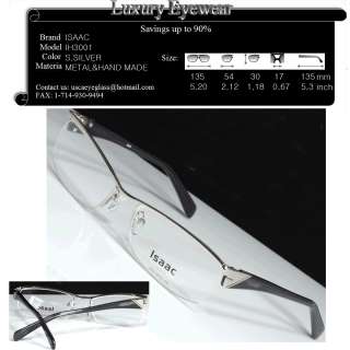 eyeglass frames ISAAC IH3001 Silver glasses & CLEANING  