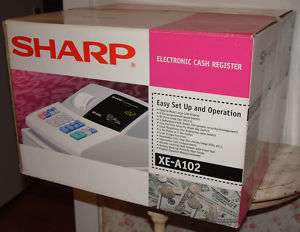 SHARP XE A102 ELECTRONIC CASH REGISTER; Works Perfectly  